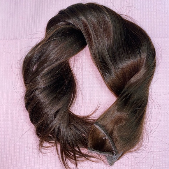Brown #6 Clip In Hair Extensions 1 piece - Picture 1 of 3